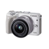 佳能（Canon）EOS M3（EF-M 15-45mm f/3.5-6.3 IS STM） 微型单电套机，超高性价比(白色 官方标配)