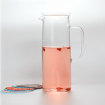 耐热玻璃凉水壶大容量玻璃水壶1.5升带盖子