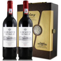 澳大利亚洛神山庄西拉干红葡萄酒 澳洲原瓶进口设拉子红酒 礼盒装750ml*2