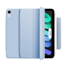 2021款苹果iPad Mini保护套第6代8.3英寸磁吸保护套+钢化膜带笔槽智能休眠双面夹薄防摔轻薄支架皮套(图4)