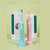 充电式声波震动振动电动牙刷XQ-701A（高配）座充式精美礼盒加礼袋4个原装刷头(粉红色)第5张高清大图