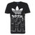 Adidas阿迪达斯三叶草男装2017夏季新款运动潮短袖透气T恤BQ3127 BQ3128(黑色 XL)