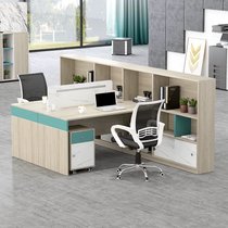 永岩钢木 带书柜式一体组合办公桌  YY-0085(黄色 默认)
