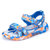 史努比童鞋夏季儿童凉鞋舒适透气男童凉鞋迷彩帅气沙滩凉鞋S716835(29码/约188mm 宝兰)