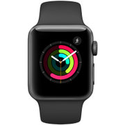 Apple Watch Series 2 38mm铝金属表壳智能手表(深空灰色表壳 黑色运动型表带)