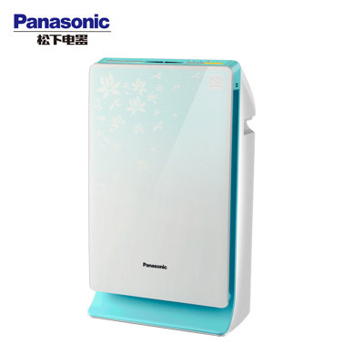 Panasonic/松下净化器F-PDF35C-NG空气净化器家用卧室办公活性炭除甲醛二手烟尘PM2.5雾霾(白蓝 热销)