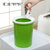 汇丰信佳 日式创意 可扣垃圾袋 迷你型 桌面卫生桶垃圾桶杂物桶(草绿色 草绿色)