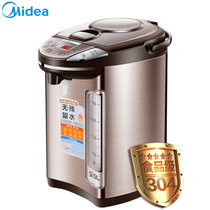 美的（Midea）电热水瓶PF704C-50G 5L家用自动保温304不锈钢电水瓶 电动出水电热水壶 多段温控水壶