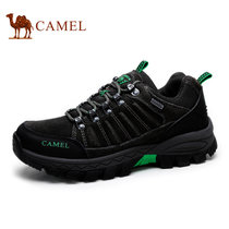 camel骆驼户外徒步登山鞋 新款磨砂牛皮越野休闲鞋防滑减震 A432303035(碳灰)