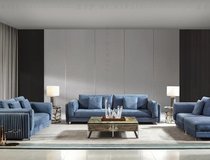 法卡萨 臻品生活 身份象征  法卡萨 意式真皮沙发组合实木轻奢豪华别墅客厅家具沙发整装8111(布/纳米科技皮)