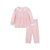 巴拉巴拉儿童睡衣秋季薄款韩版可爱小女孩空调服女童家居服套纯棉(120cm 红白色调)