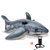 INTEX 57525 充气坐骑儿童游泳圈浮圈  大白鲨坐骑水上坐骑(本款+手泵)