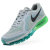 耐克 Nike Air Max   全掌气垫跑步男鞋    网面透气运动鞋(浅灰/果绿  46.5)