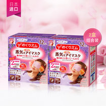 蒸汽眼罩花王 日本进口新包装2盒组合装缓解眼疲劳 眼罩睡眠 女