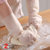 红凡 橡胶手套女家务塑胶清洁厨房洗碗手套洗衣服防水耐用耐磨(2双/L码/长约30cm)