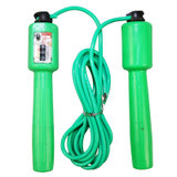 ENPEX 乐士塑柄计数跳绳运动健身跳绳(绿色)