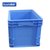 苏识 ZZ009 可堆式周转箱 600*400*280mm ( 颜色：蓝色) 塑料长方形中转物流箱工具储物箱