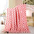 Bolly宝莱国际  超柔法莱绒毯子简约田园 时尚风格(小苹果圆点 150*200cm)