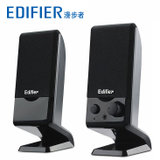 Edifier/漫步者 R10U迷你台式音箱USB笔记本电脑音箱小音响低音炮(黑色)