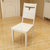古宜（Guyi） 古宜 烤漆简约现代白餐椅木质休闲餐桌椅子实木电脑椅子书桌椅 现货(牛角镂空椅2把(单独送货安装+180)