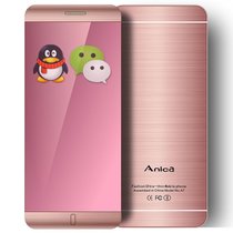 艾尼卡A7 智能伴侣 非智能手机不能连WIFI 男女超薄触控新款迷你卡片小手机(紫色)