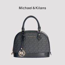 MICHAEL&KILANS MK品牌包包女包新款单肩包时尚百搭手提斜挎包女士包包B2210754(黑色)