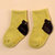 牛奶朋友秋冬韩版宝宝保暖珊瑚绒小猫可爱婴儿袜新生儿袜子(黄色 均码3-24个月)