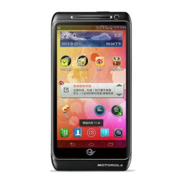 摩托罗拉（Motorola） XT788 双模 电信手机（黑色）