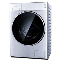 松下（Panasonic）XQG100-LD256 10公斤 滚筒式洗衣机烘干机 变频一级节能 低温烘干 常温光动银除菌