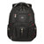 SUISSEWIN双肩包商务电脑包高中学生书包休闲旅行包防水尼龙背包男女SN9932 黑色(黑色)