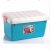 圣强 汽车收纳箱 后备箱整理箱储物箱 工具箱 置物箱塑料 大号v(蓝色)