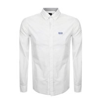 Hugo Boss男士白色棉衬衫 BIADO-R-WHITM码白色 时尚百搭