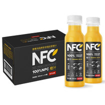 农夫山泉NFC橙汁300ml*24瓶 整箱装