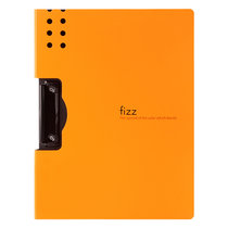 飞兹(fizz) FZ006380-DC A4（背宽10mm） 横式资料夹 (计价单位：个) 橙