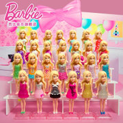 芭比 芭比娃娃之迷你芭比珍藏礼盒18个娃娃6款珍藏款 DNC88