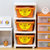 爱丽思IRIS 儿童环保树脂彩色多层玩具收纳筐 整理架KBR-030(维尼橙色)第2张高清大图