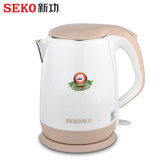 Seko/新功 S51电热水壶防烫烧水壶家用304不锈钢自动断电保温1.6L