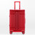 全铝镁合金拉杆箱万向轮24寸女男密码行李箱（10件/套）(全铝红色款 24寸)