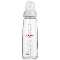 贝亲玻璃奶瓶M号240ml 婴儿奶瓶标准口径奶嘴AA85标准口径