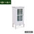 卡富丹 欧式酒柜白色实木双门装饰柜 单门玻璃酒柜客厅组合家具G913(白色 单门酒柜)