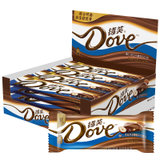 德芙巧克力43g/块6口味可选牛奶黑白巧克力果仁排块散装批发喜糖(德芙43g/条 4条)