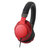 Audio Technica/铁三角 ATH-AR5iS 高解析音质便携型耳罩式耳麦(红)