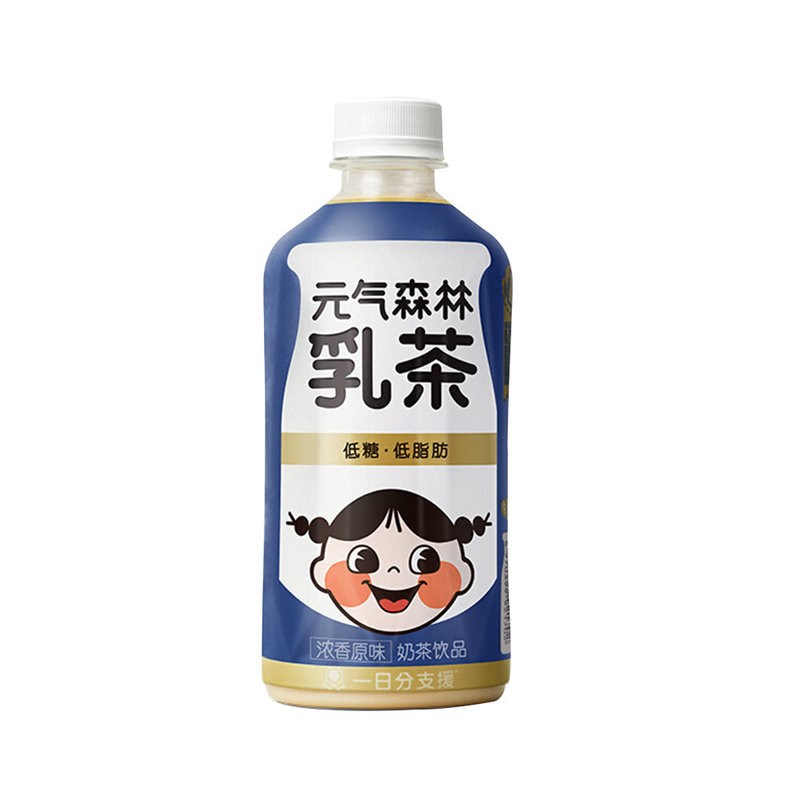 元気森林低糖低脂肪乳茶奶茶饮料450ml12瓶浓香原味整箱奶茶控不怕腻