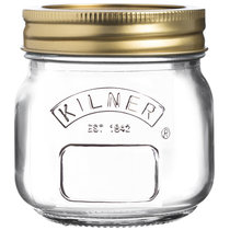 英国Kilner玻璃瓶密封罐 燕窝分装瓶 果酱罐头瓶 耐热铁盖家用无铅玻璃 伯明翰系列多用罐18180009- 250ml