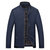 BOUNAROTI ZMBNLDJ8508 男式夹克纯色休闲棒球服男夹克男士风衣外套(蓝色 180)