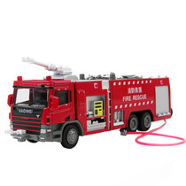 凯迪威1:50合金水罐消防车灭火车金属625013 工程汽车模型原厂仿真汽车儿童玩具