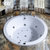 嵌入式亚克力浴缸欧式圆形家装贵妃出口浴缸1.2 1.3 1.4 1.5 1.8米761