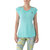 亚瑟士 女子跑步运动短袖 拼接式透气修身T恤 140891(140891-8121 S)