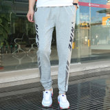 NIKE/耐克运动裤长裤子 男子纯棉透气裤子 男士运动跑步裤子(灰色的 L)