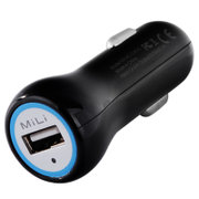 MiLi Smart HC-C60车载充电器（黑色）（5V/2.1A）